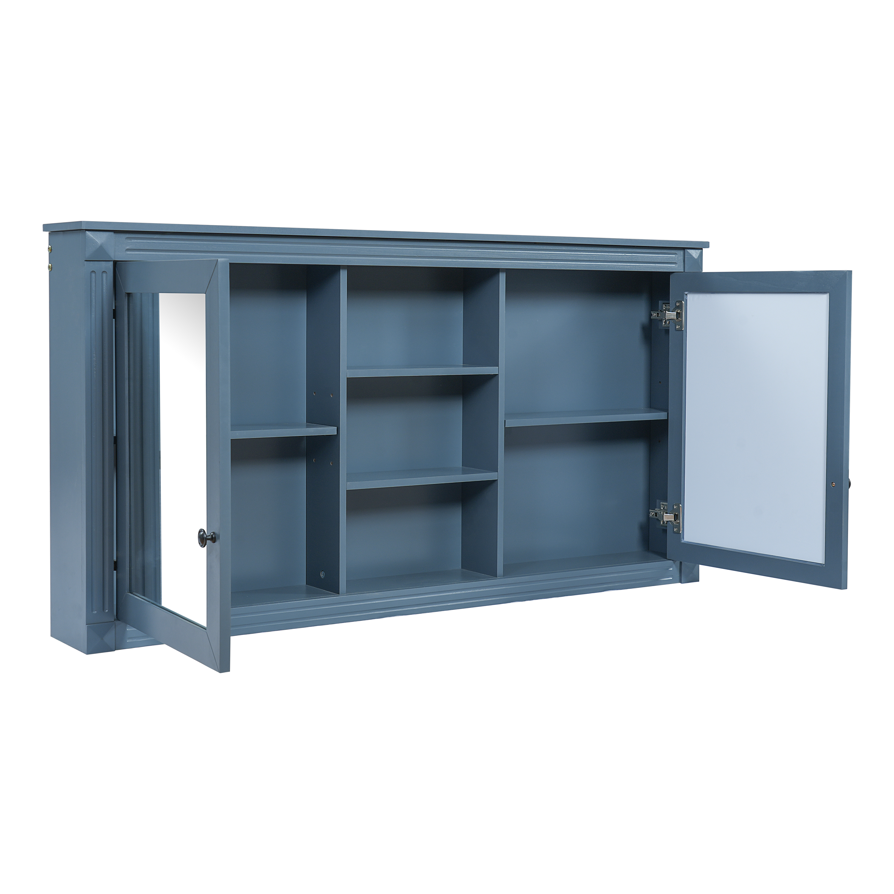 Wall-Mount Mirror Cabinet Adjustable Shelves