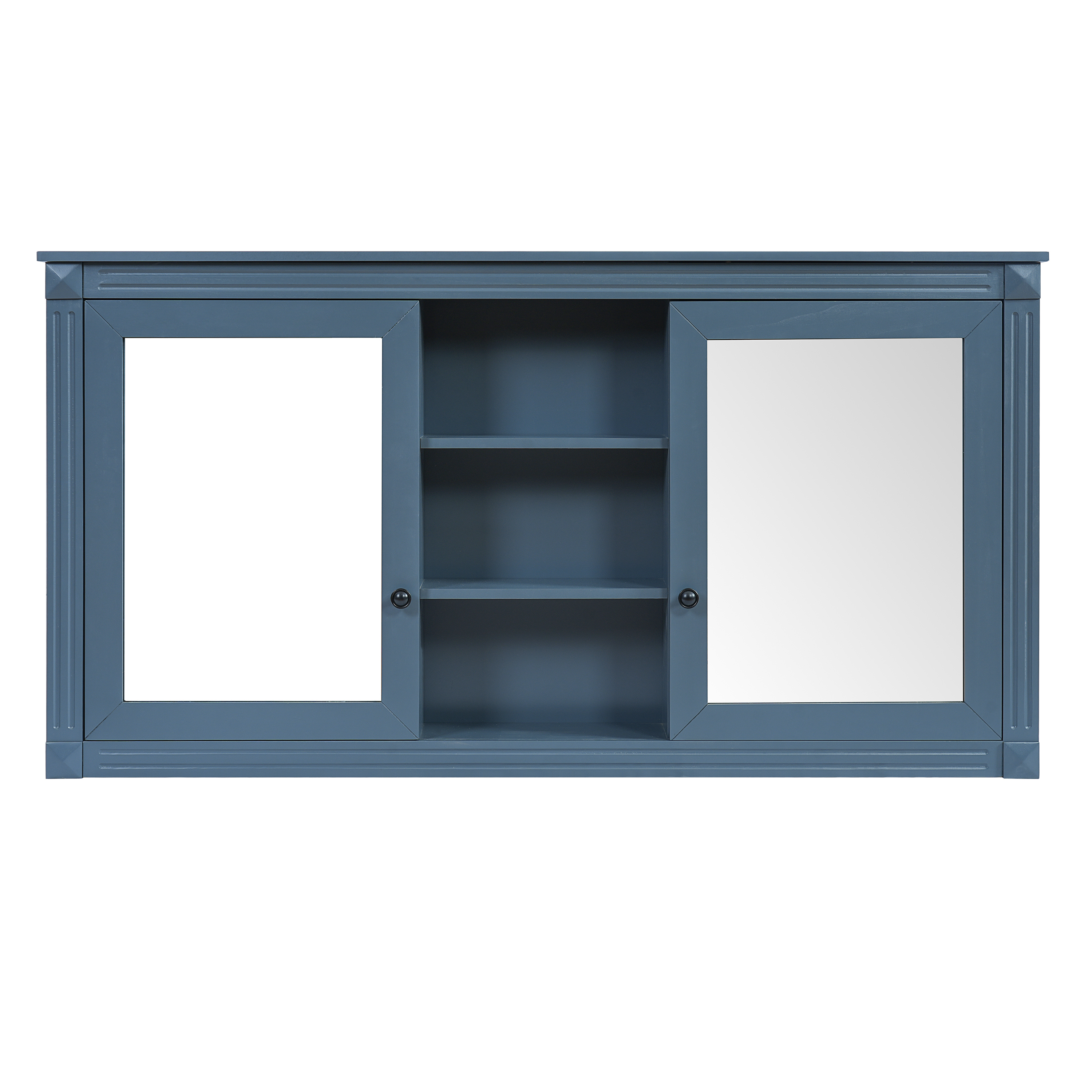 Wall-Mount Mirror Cabinet Adjustable Shelves