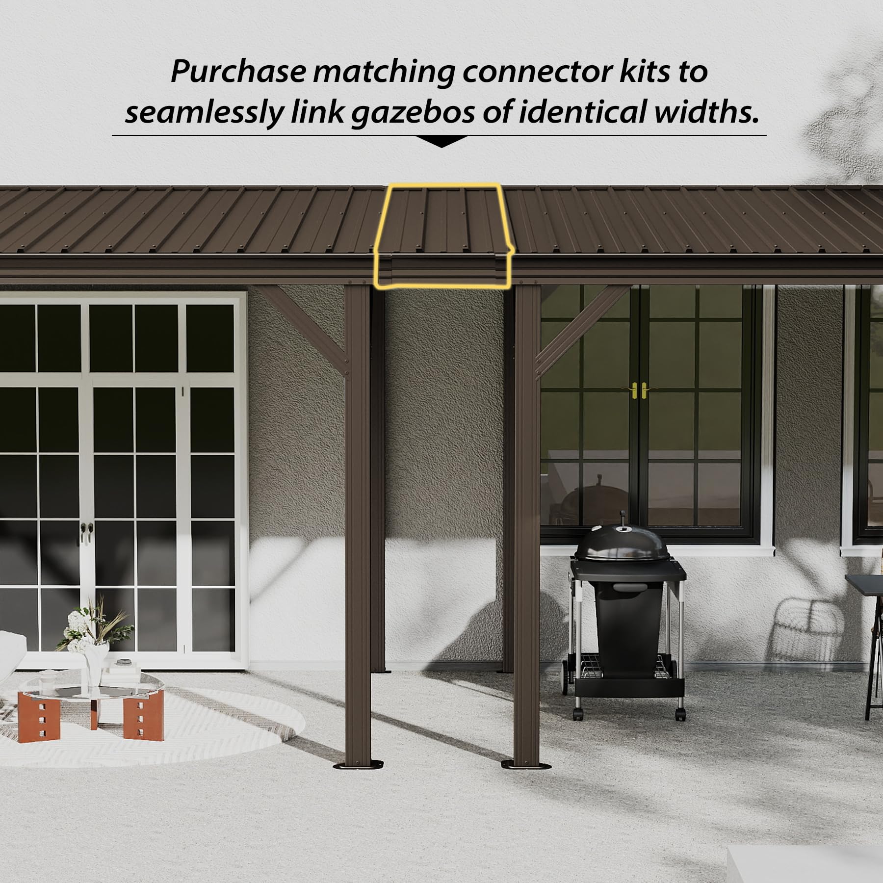 Gazebo Connector Kit Steel