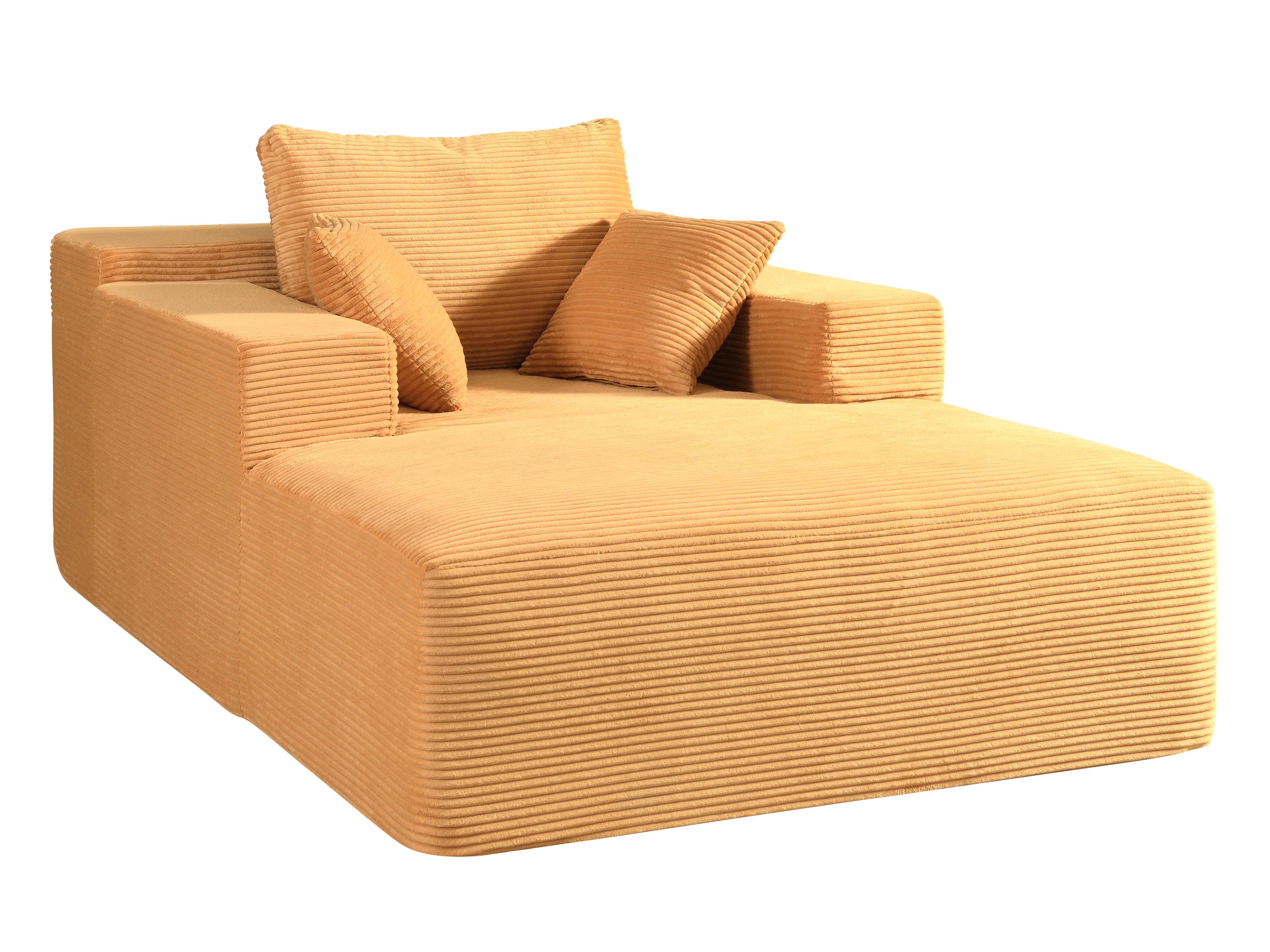 Chaise Lounge Chair Corduroy Sofa