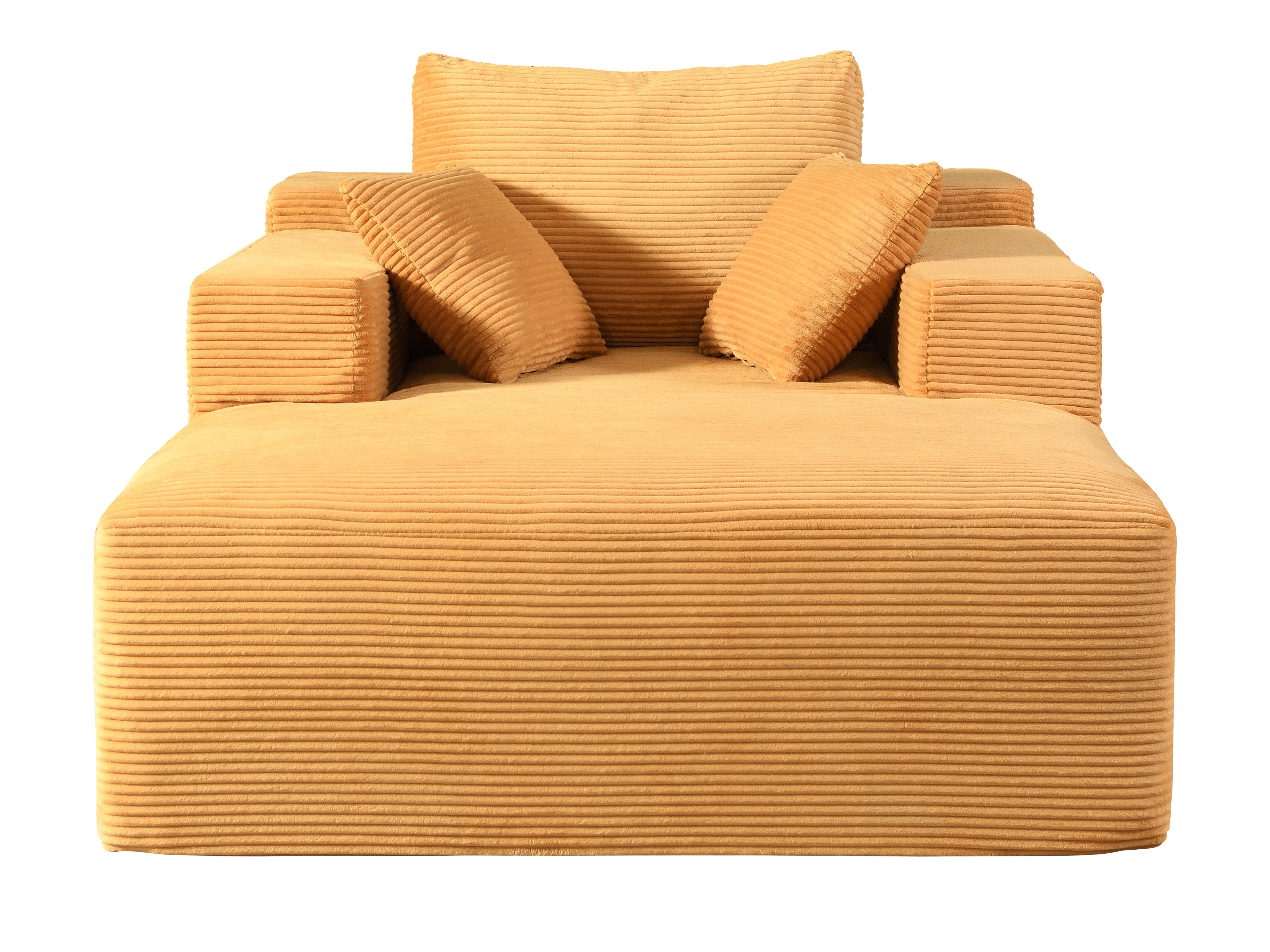 Chaise Lounge Chair Corduroy Sofa