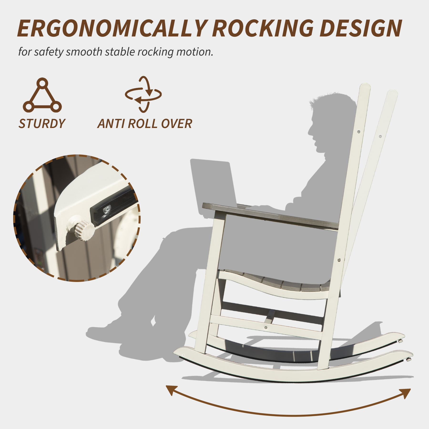Outdoor Rocking Chairs Set Of 2