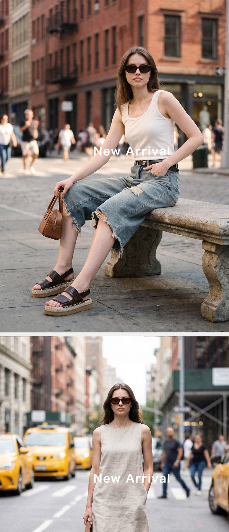 Sheepskin Espadrille Platform Sandals