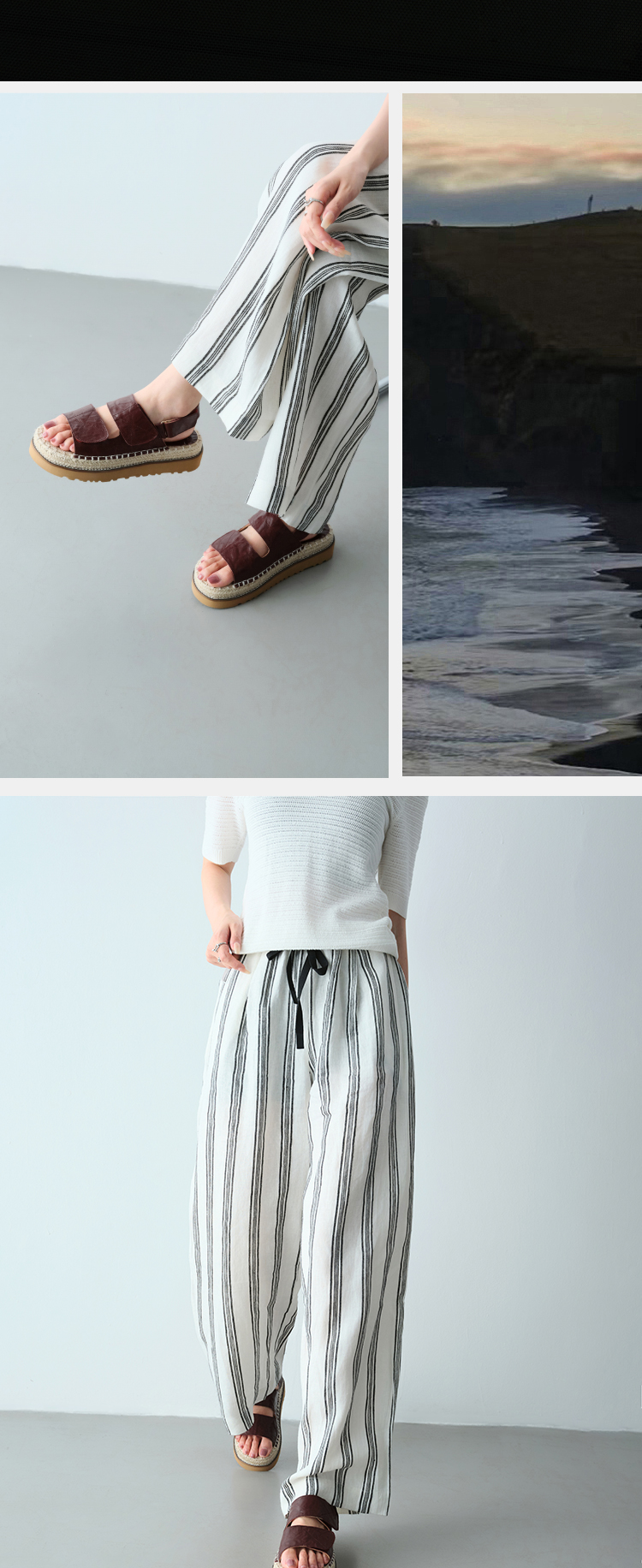 Sheepskin Espadrille Platform Sandals