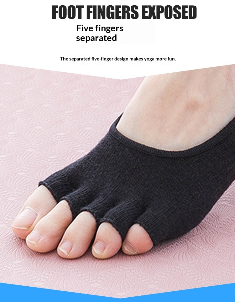 Womens Pilates Non-Slip Socks