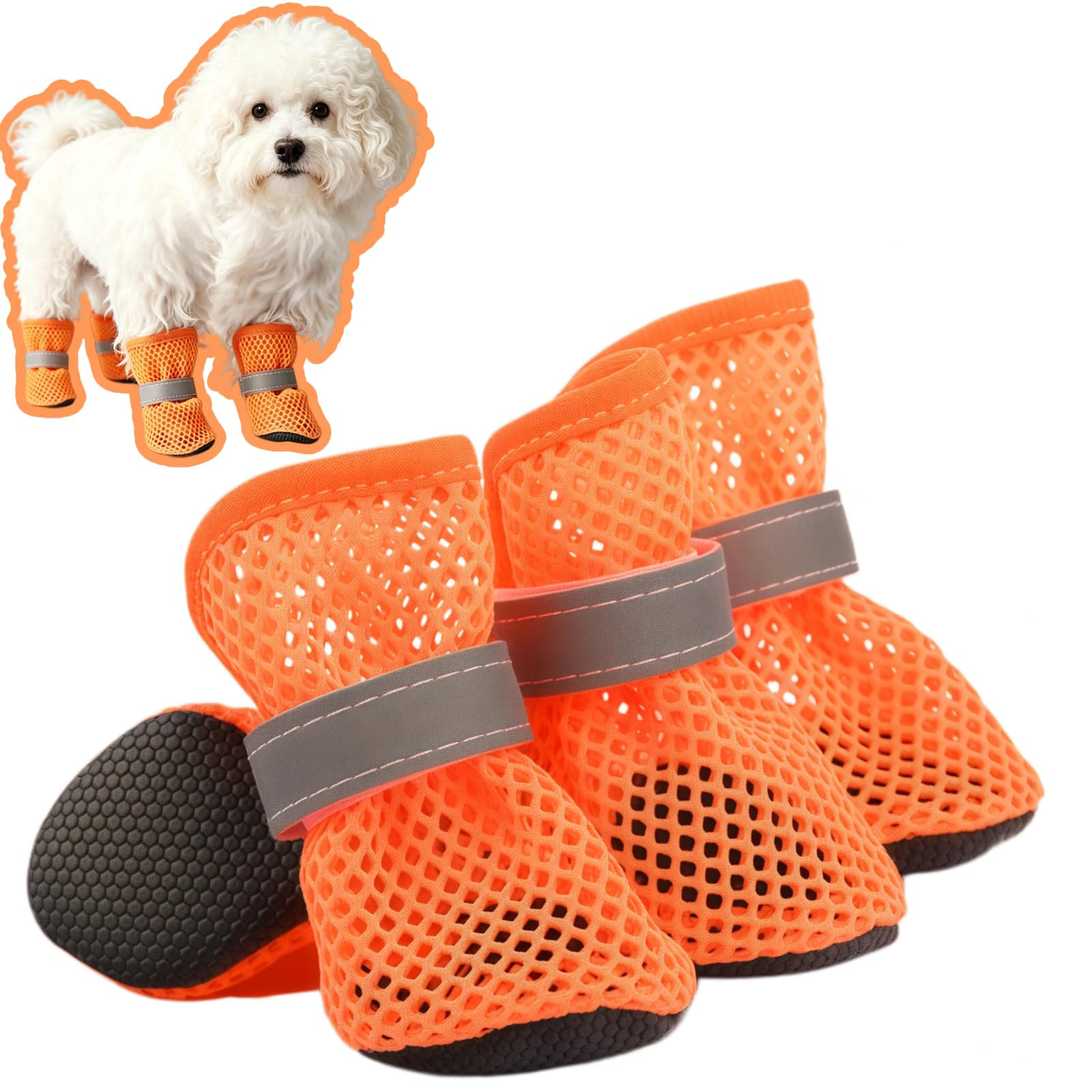 Dog Shoes Breathable Mesh Boots