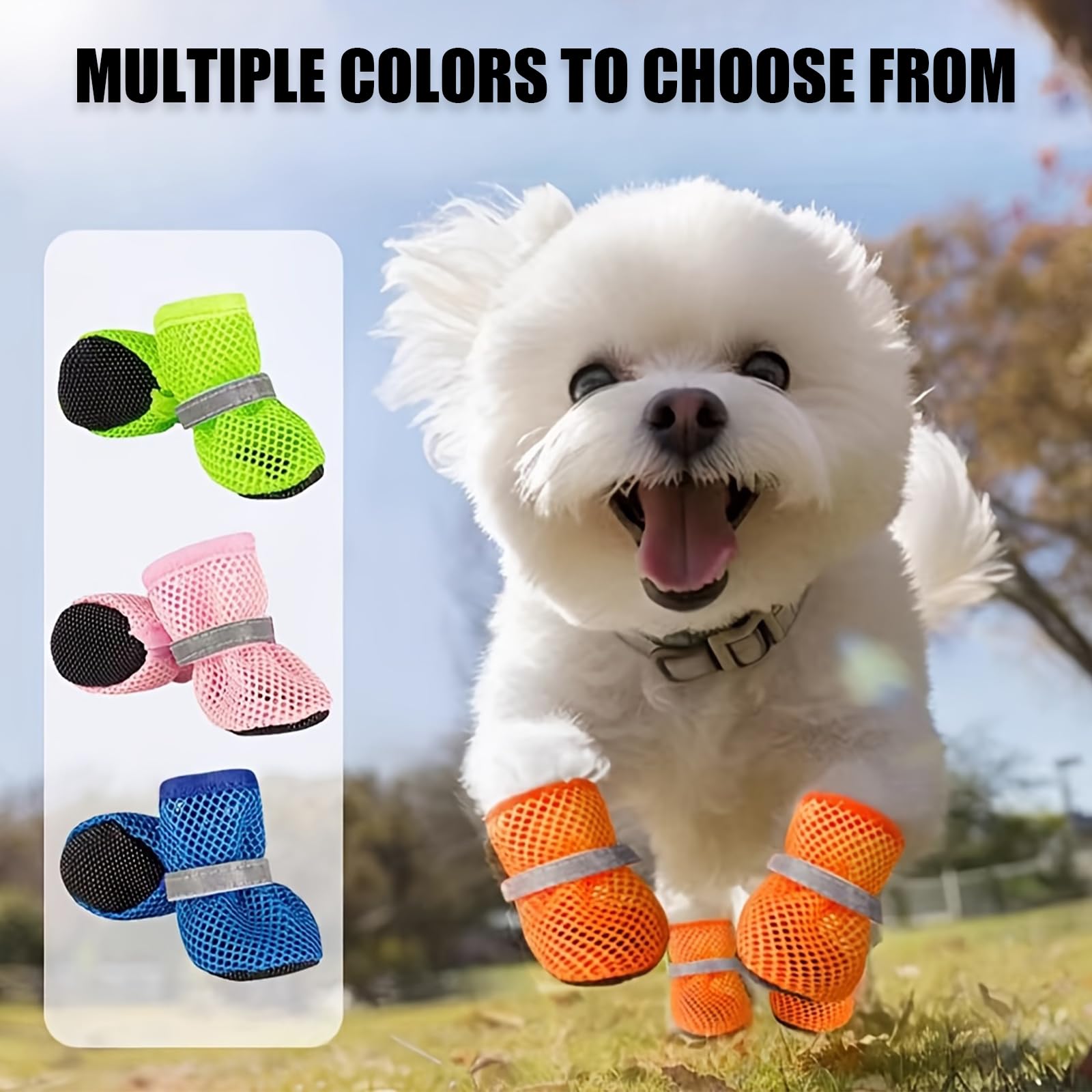 Dog Shoes Breathable Mesh Boots