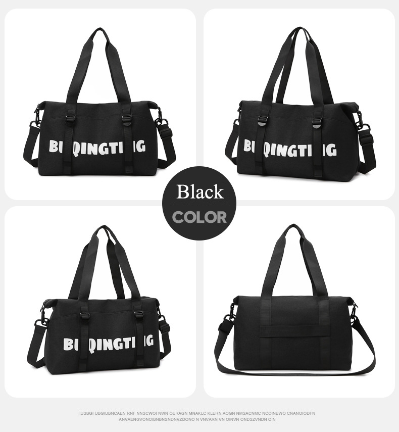Women's Fashion Gym Duffel Bag with Wet & Dry Separation
