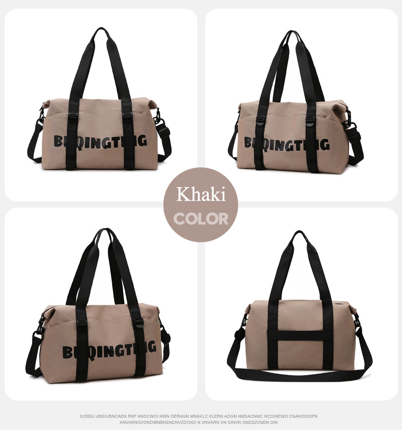Women's Fashion Gym Duffel Bag with Wet & Dry Separation