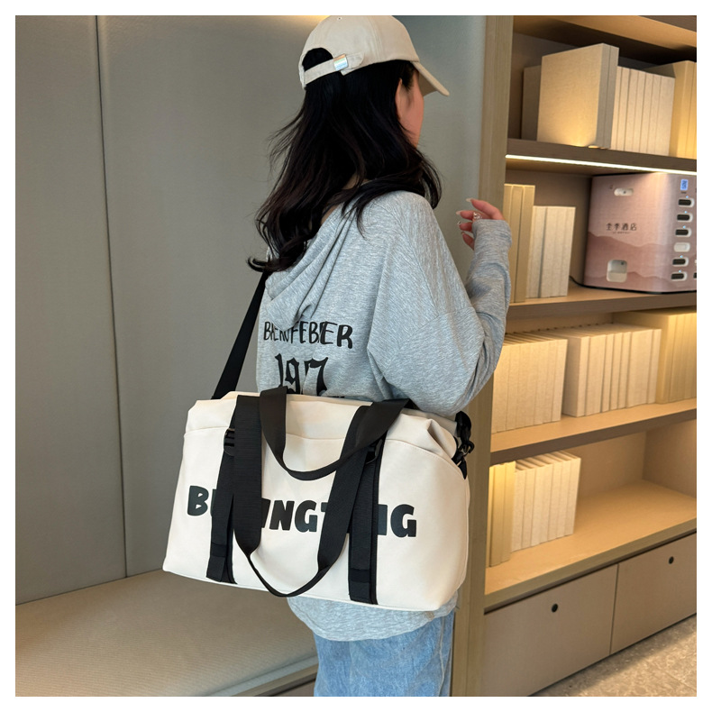 Women's Fashion Gym Duffel Bag with Wet & Dry Separation