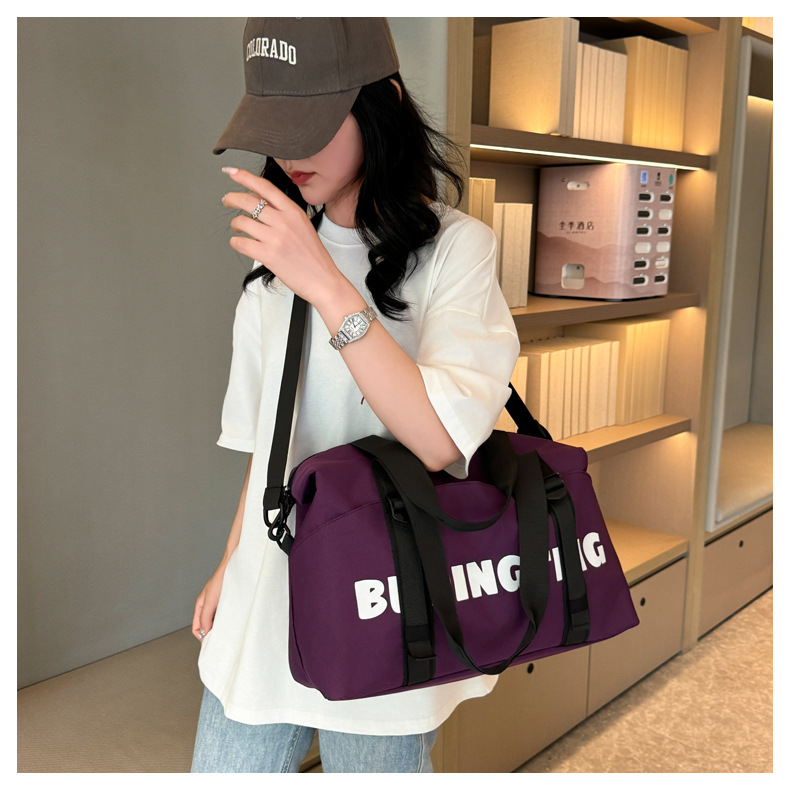 Women's Fashion Gym Duffel Bag with Wet & Dry Separation