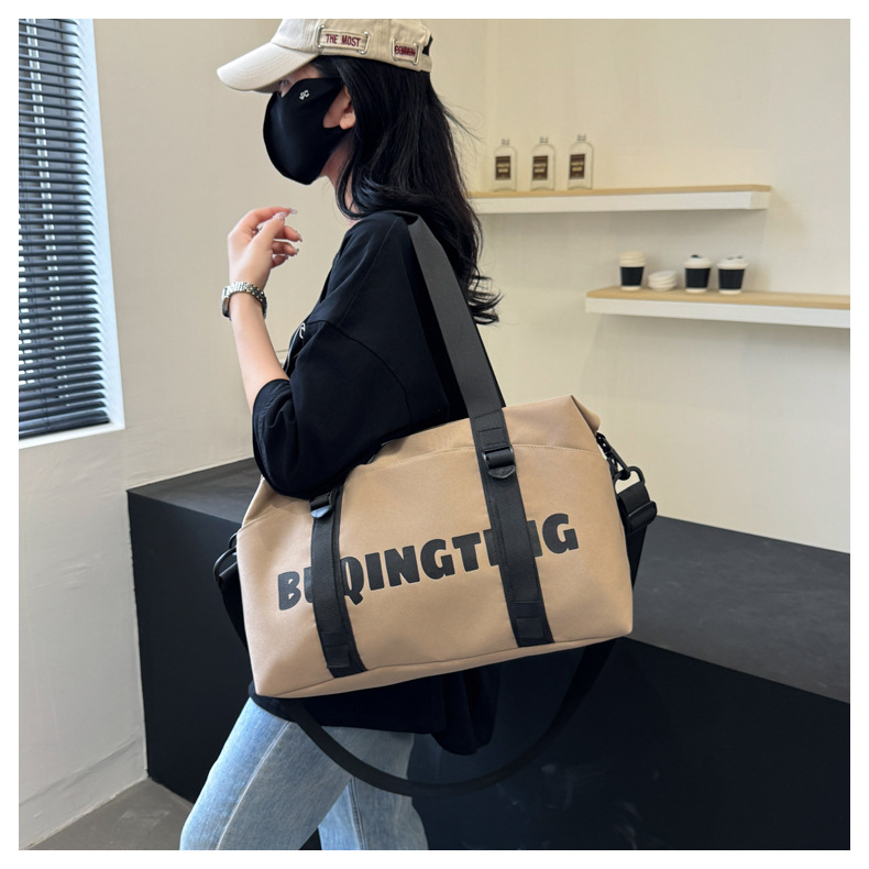 Women's Fashion Gym Duffel Bag with Wet & Dry Separation