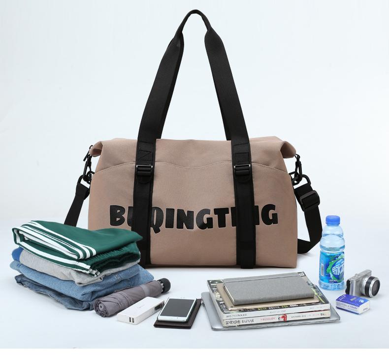 Women's Fashion Gym Duffel Bag with Wet & Dry Separation