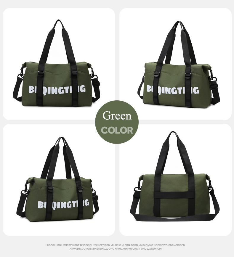 Women's Fashion Gym Duffel Bag with Wet & Dry Separation