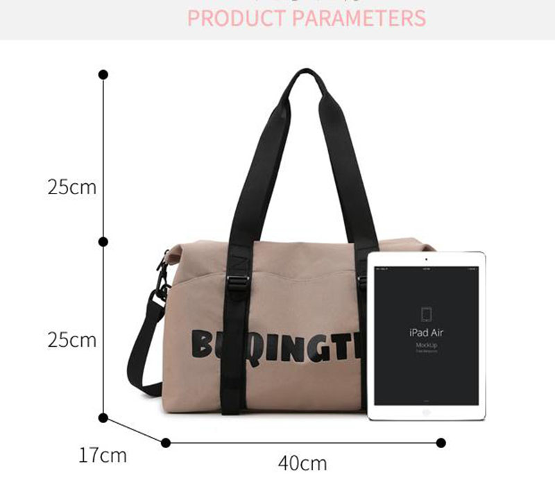 Women's Fashion Gym Duffel Bag with Wet & Dry Separation