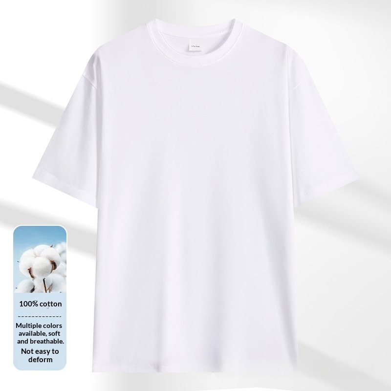 Mens Summer T-shirt Short-sleeve