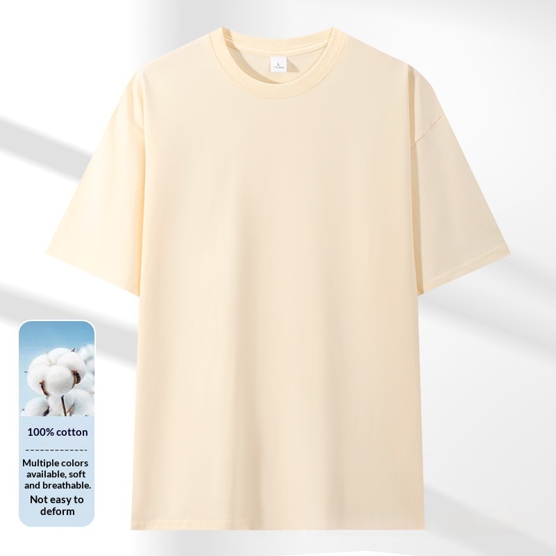 Mens Summer T-shirt Short-sleeve