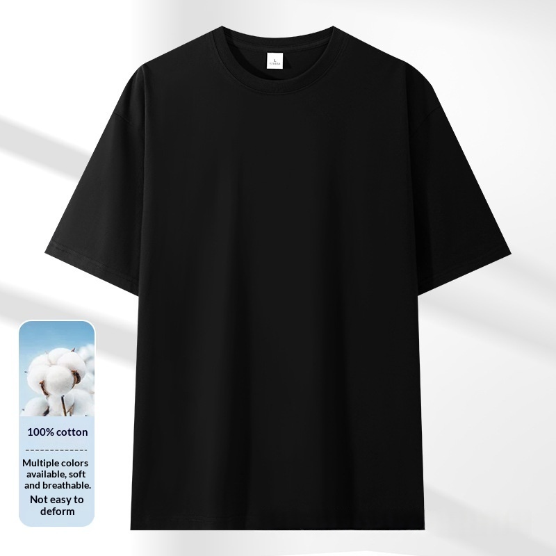 Mens Summer T-shirt Short-sleeve
