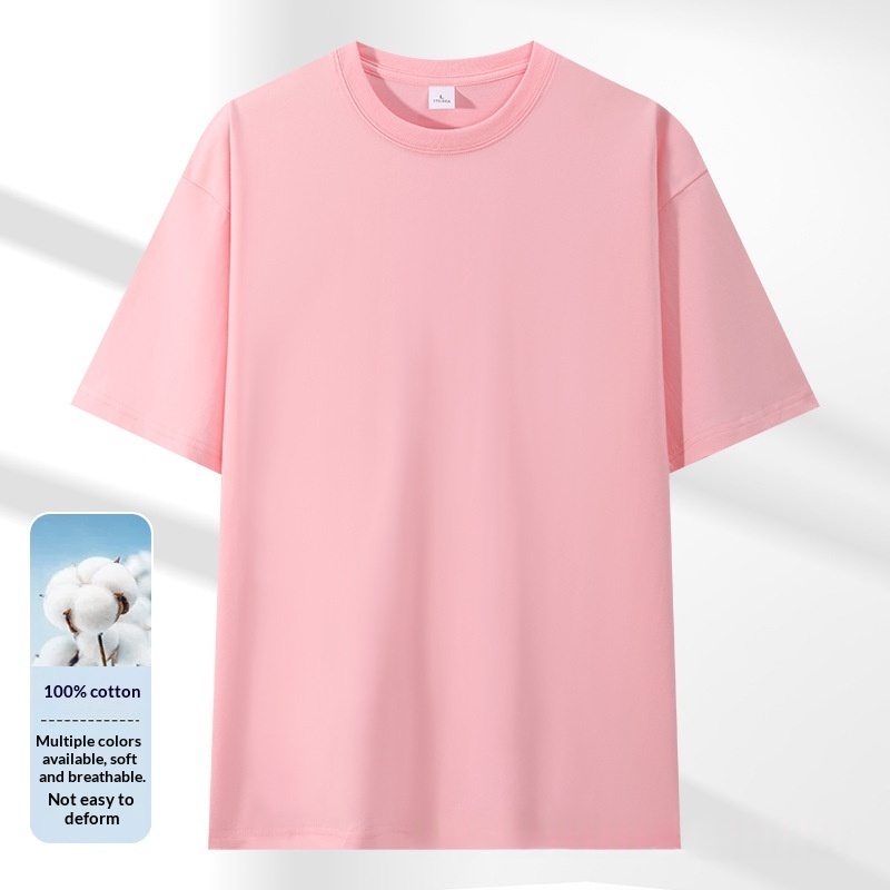 Mens Summer T-shirt Short-sleeve