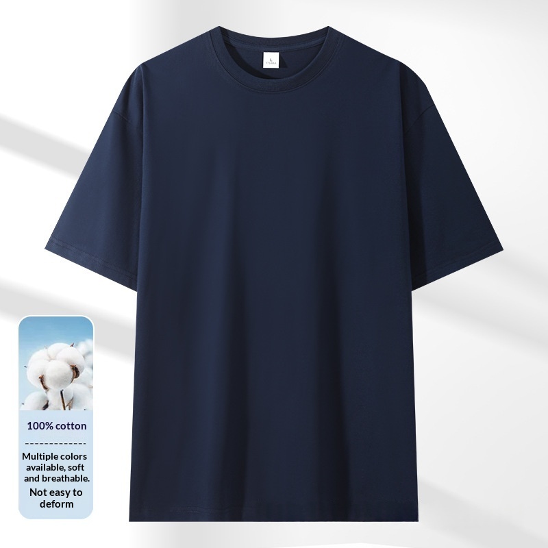 Mens Summer T-shirt Short-sleeve