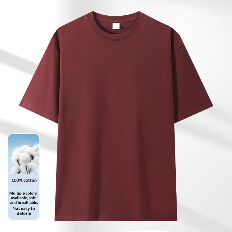 Mens Summer T-shirt Short-sleeve