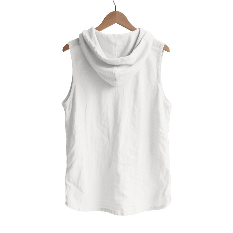 Linen Sleeveless Shirt