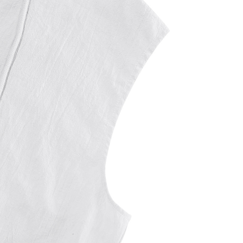Linen Sleeveless Shirt