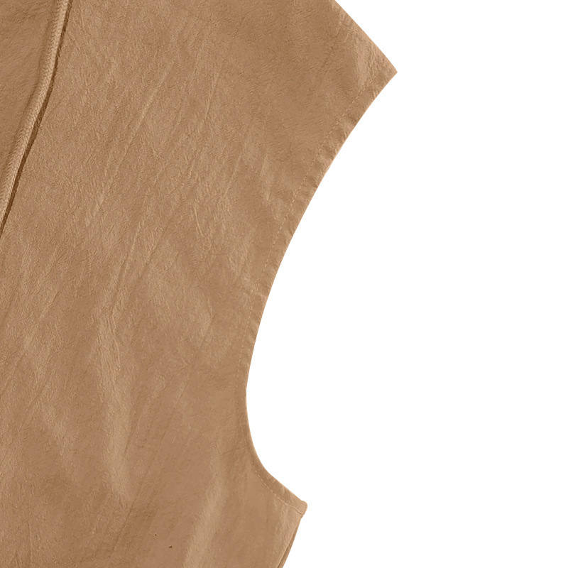 Linen Sleeveless Shirt