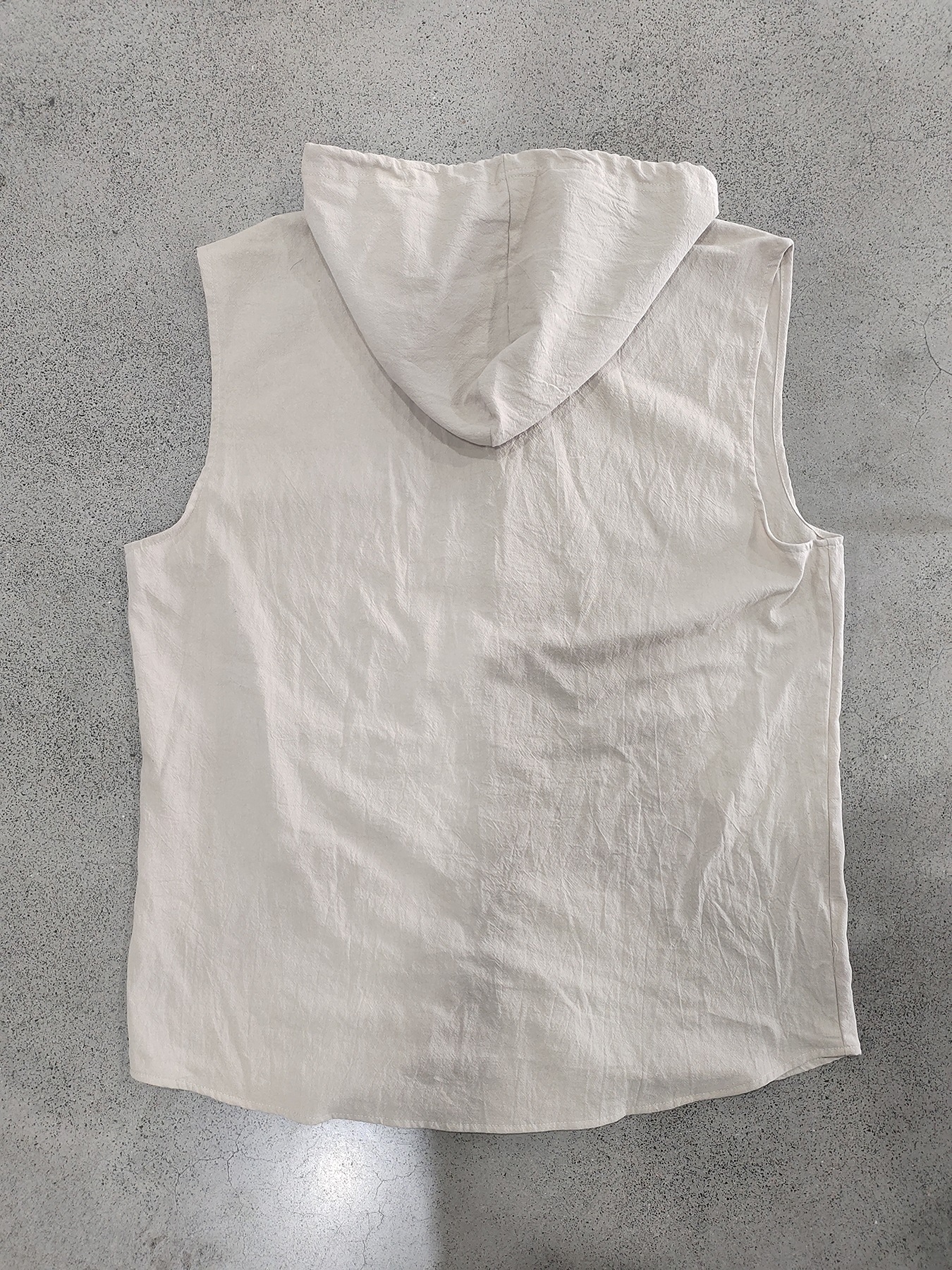 Linen Sleeveless Shirt