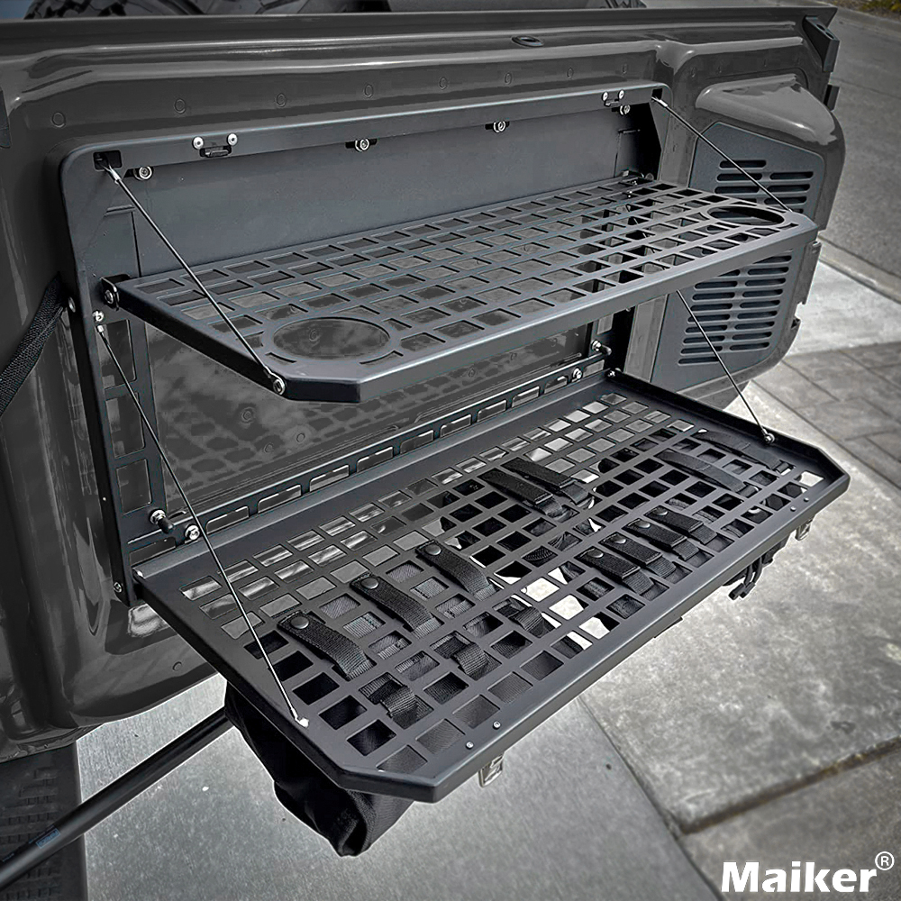 Tailgate Table, Rear Foldable, Aluminum
