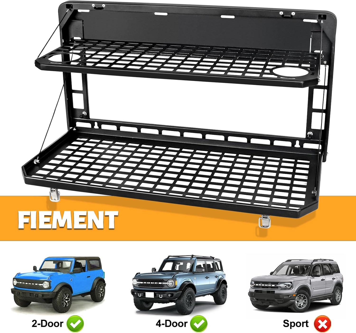 Tailgate Table, Rear Foldable, Aluminum