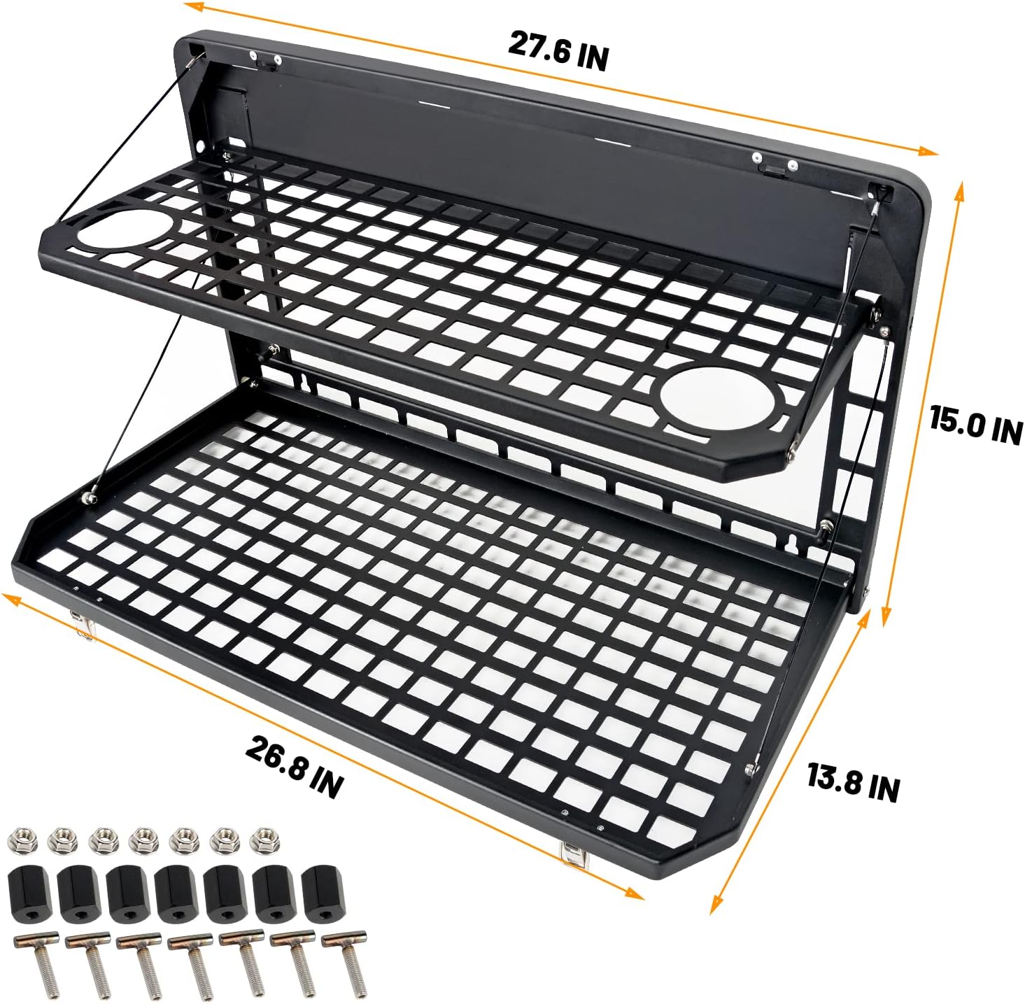 Tailgate Table, Rear Foldable, Aluminum