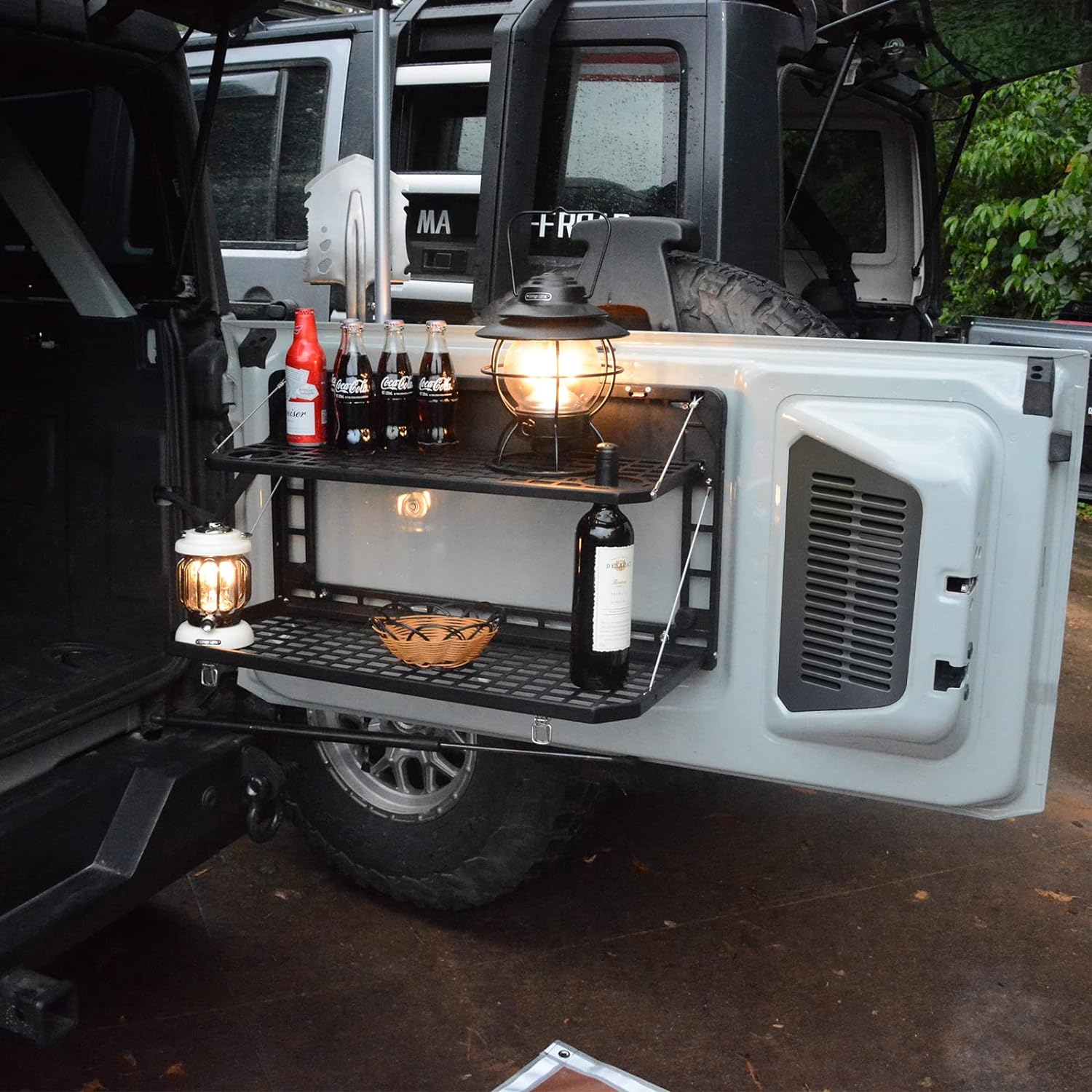 Tailgate Table, Rear Foldable, Aluminum