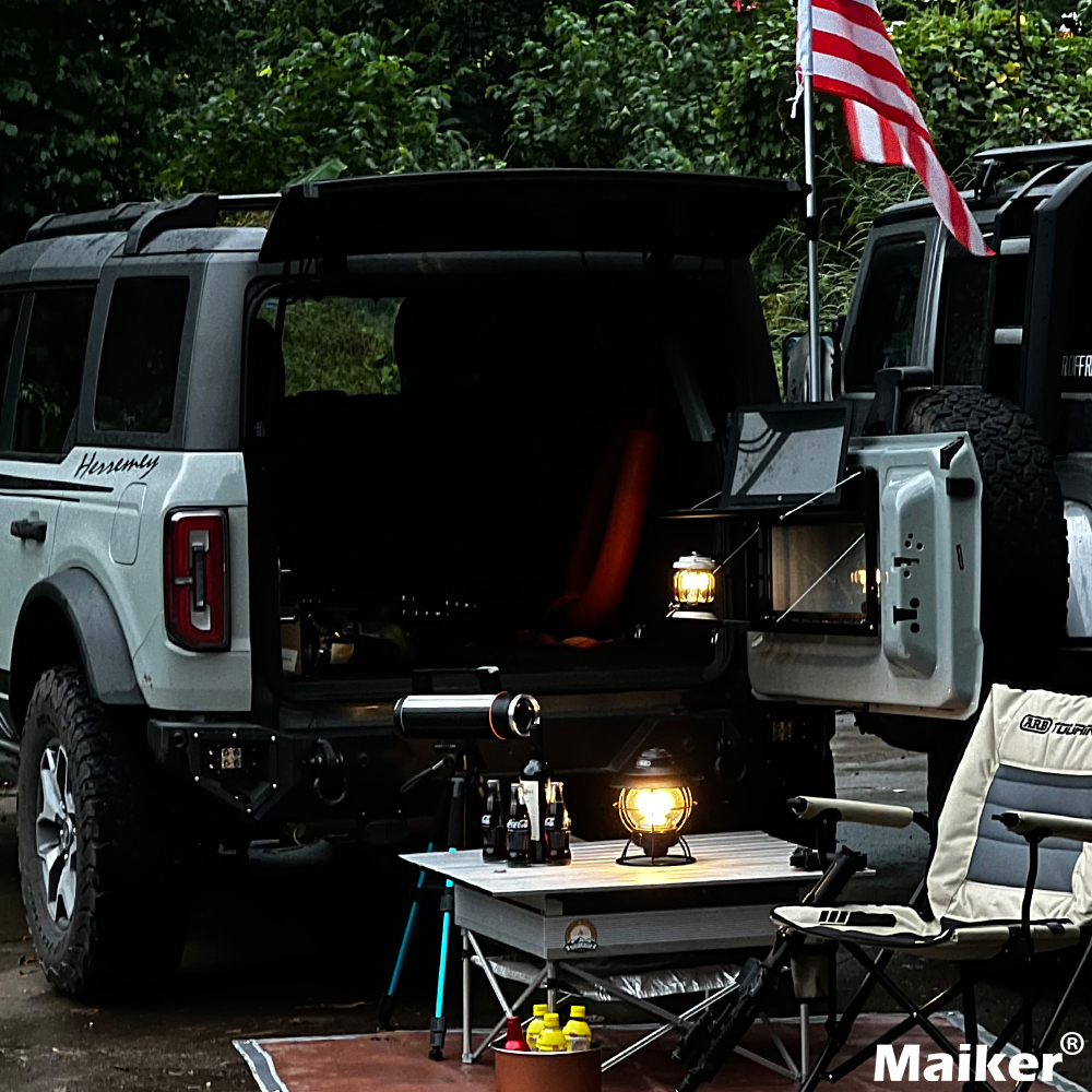 Tailgate Table, Rear Foldable, Aluminum