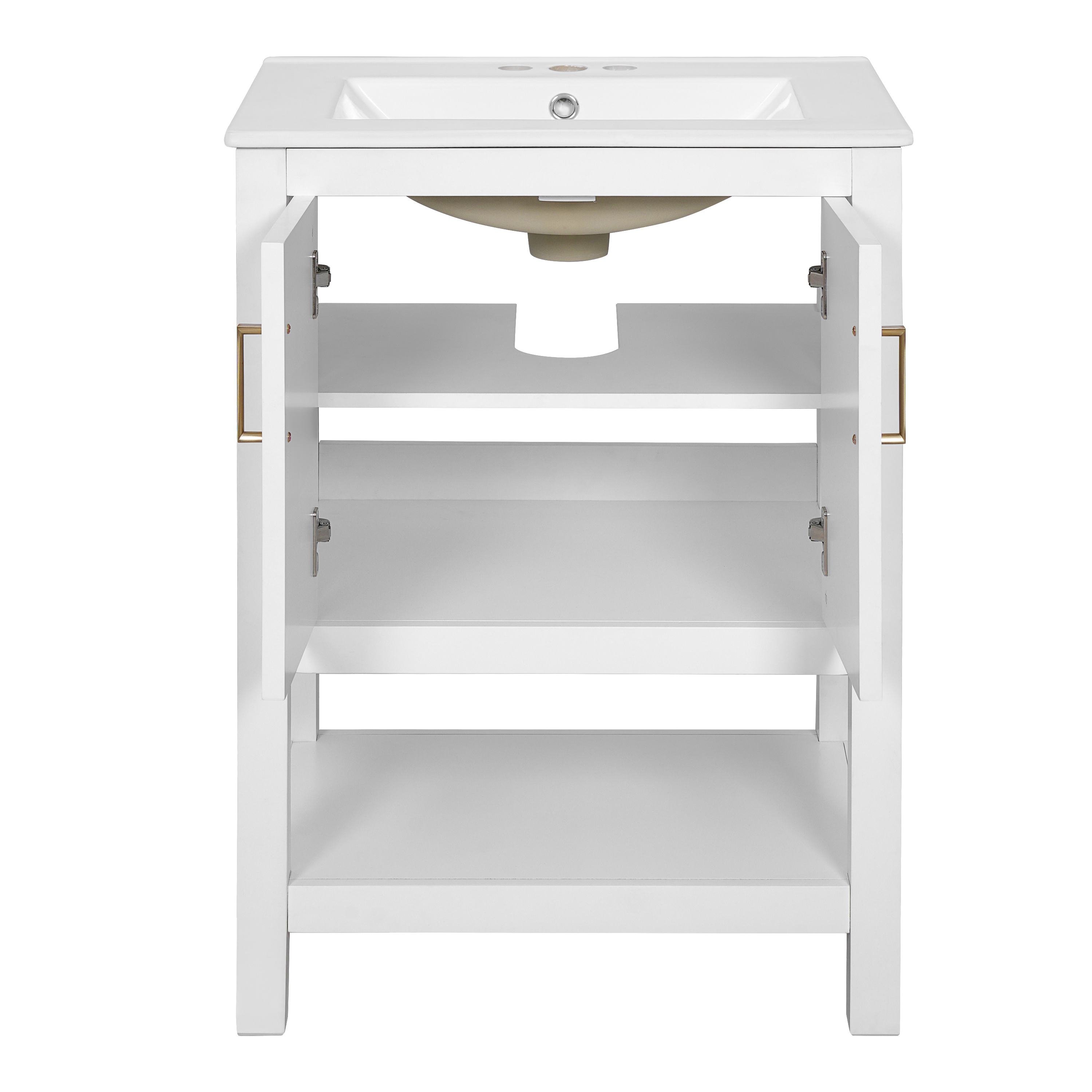 Modern Bathroom Vanity with Soft-Close Hinges