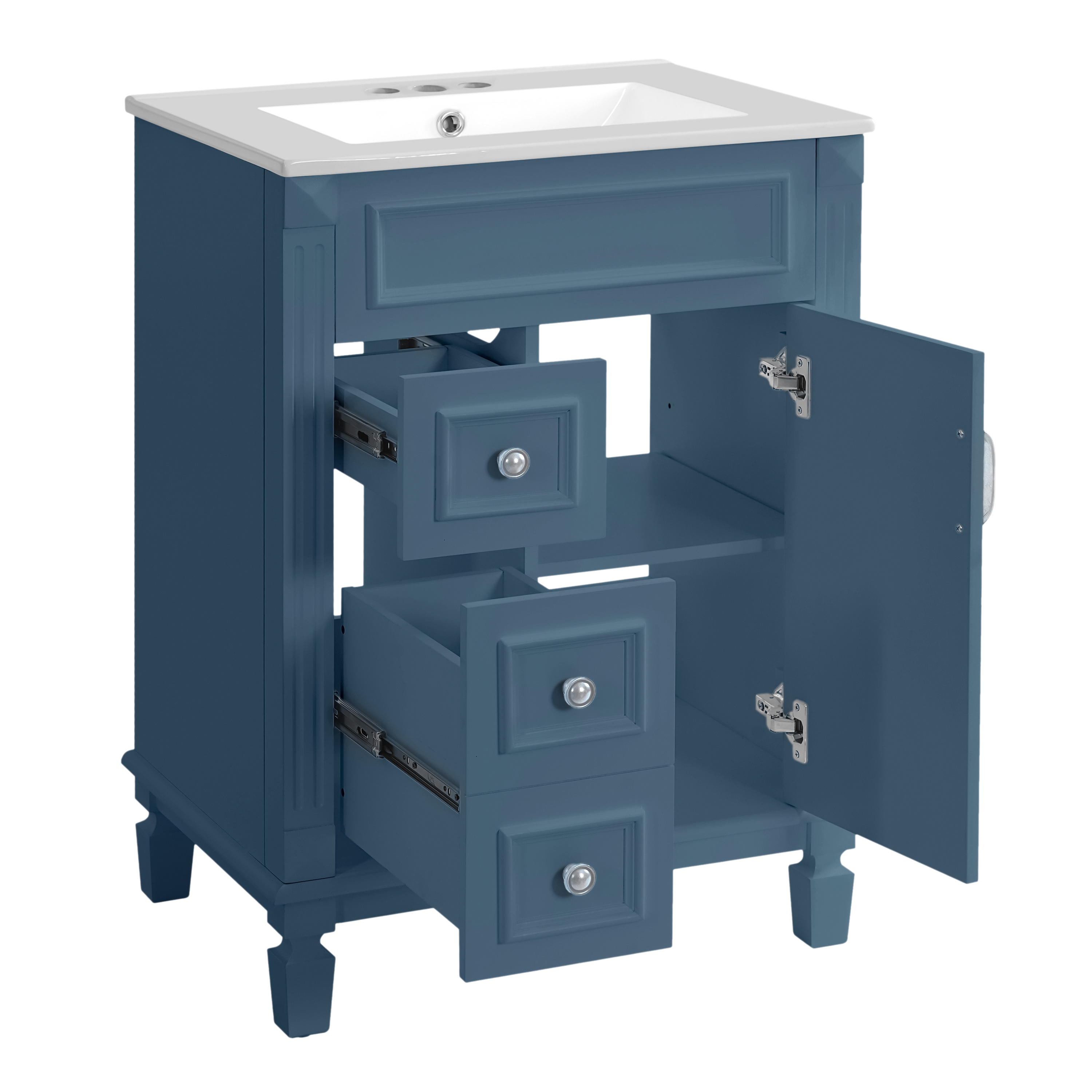 24 Bathroom Vanity Ceramic Sink