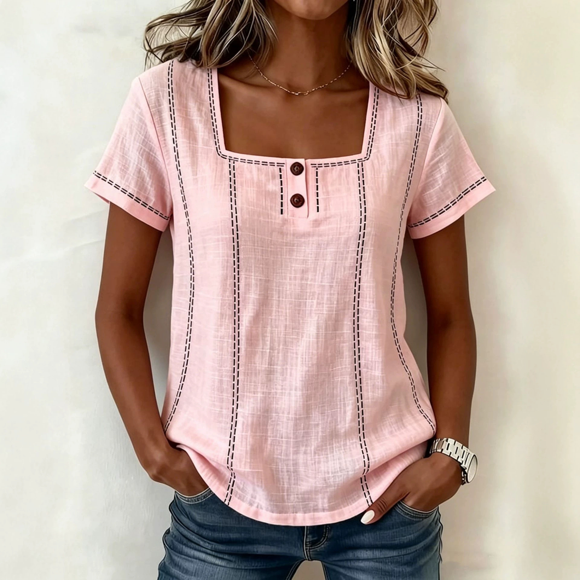 Printed Button-down Shirt