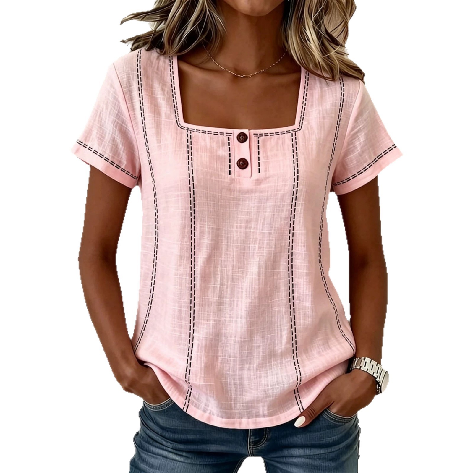 Printed Button-down Shirt