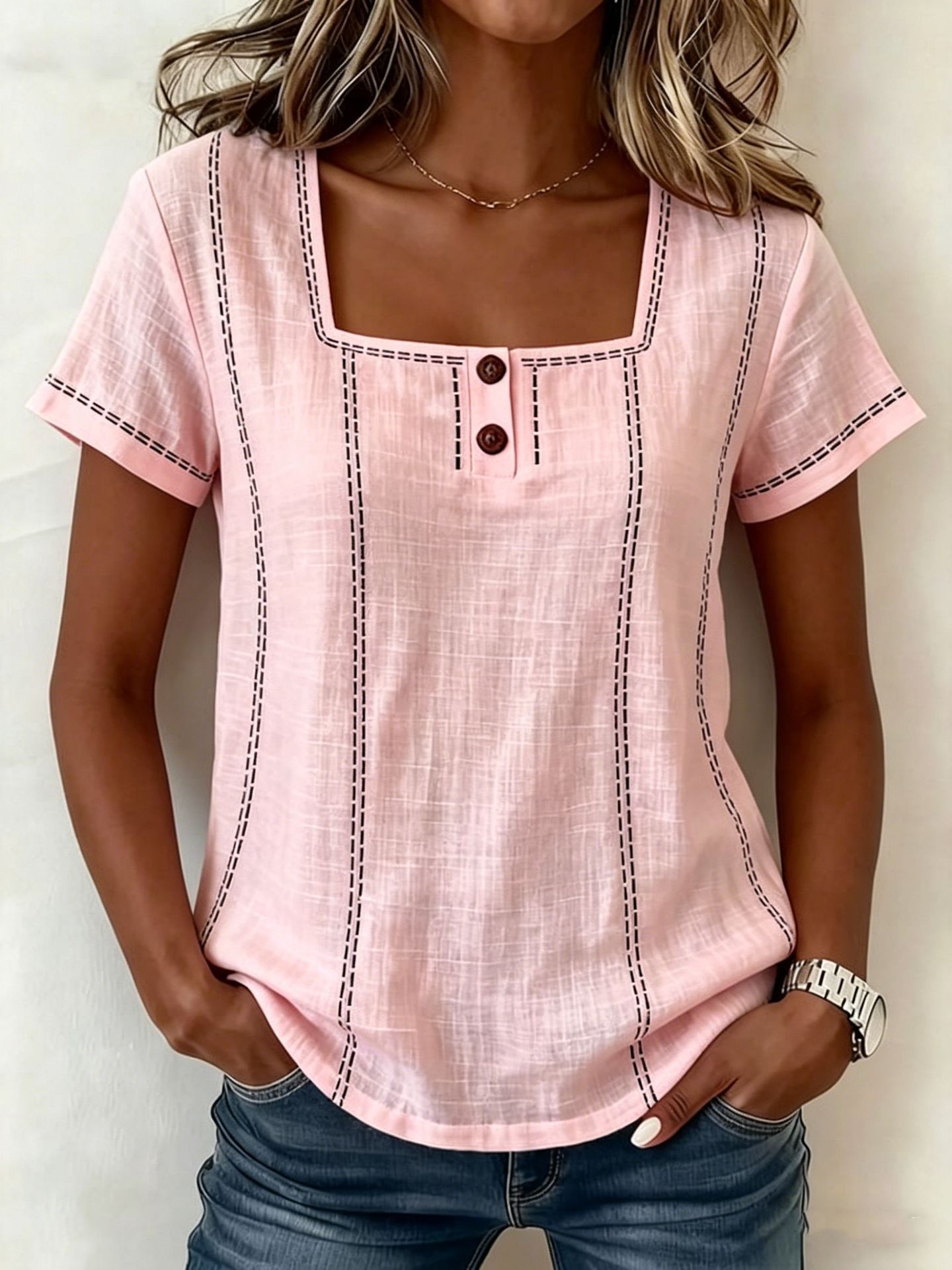 Printed Button-down Shirt