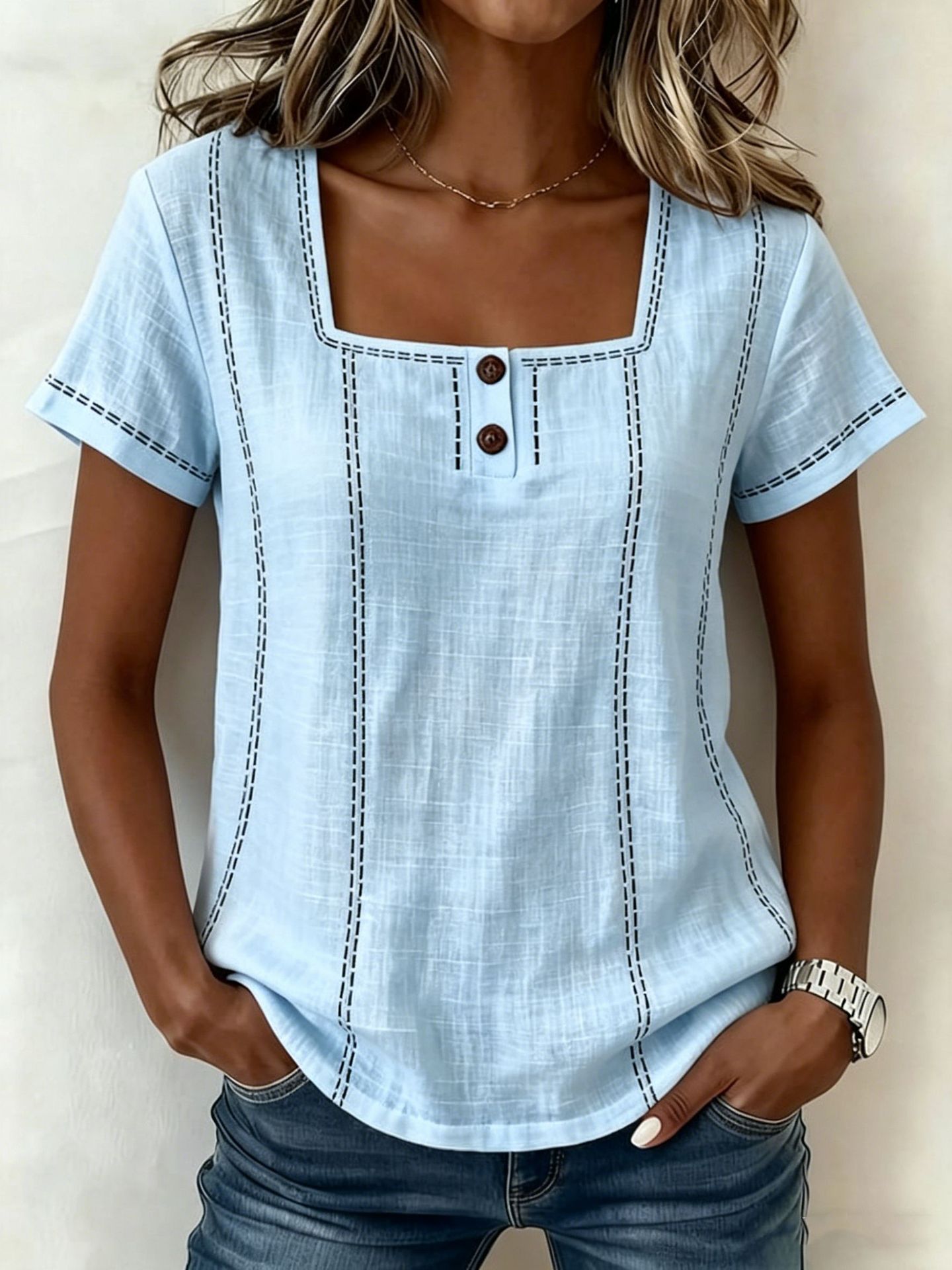 Printed Button-down Shirt
