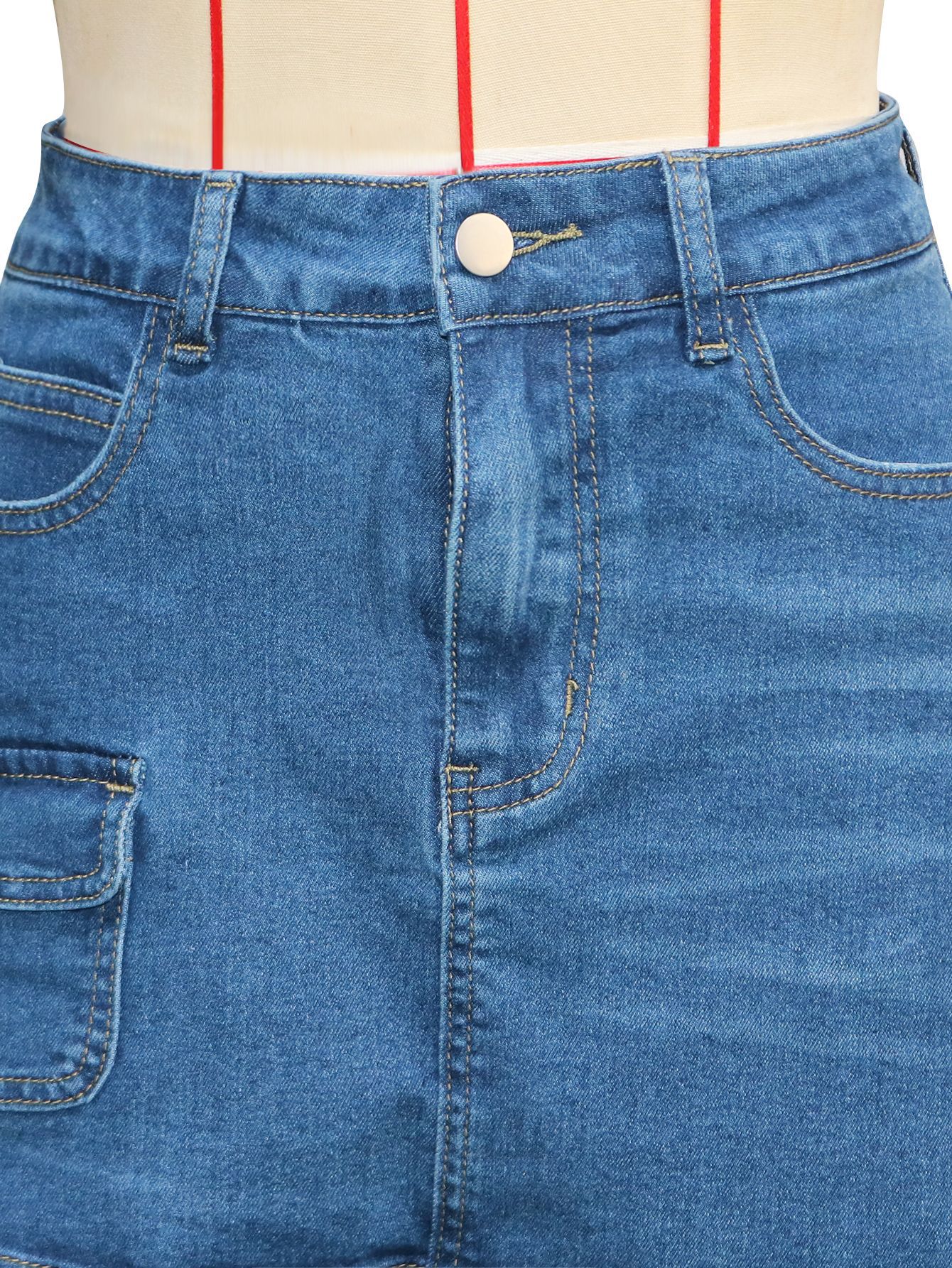 Retro Wide-Leg Denim Jeans