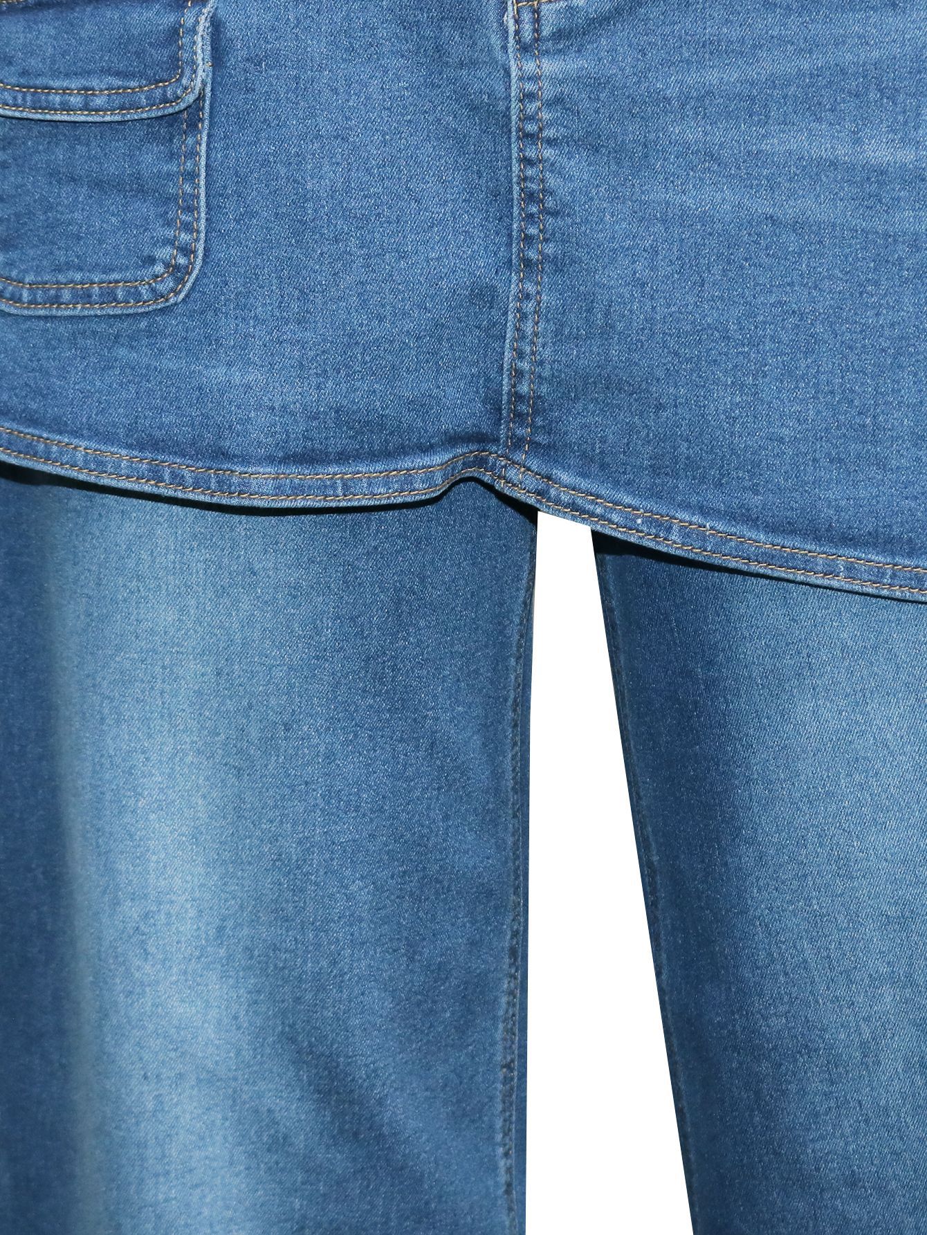 Retro Wide-Leg Denim Jeans