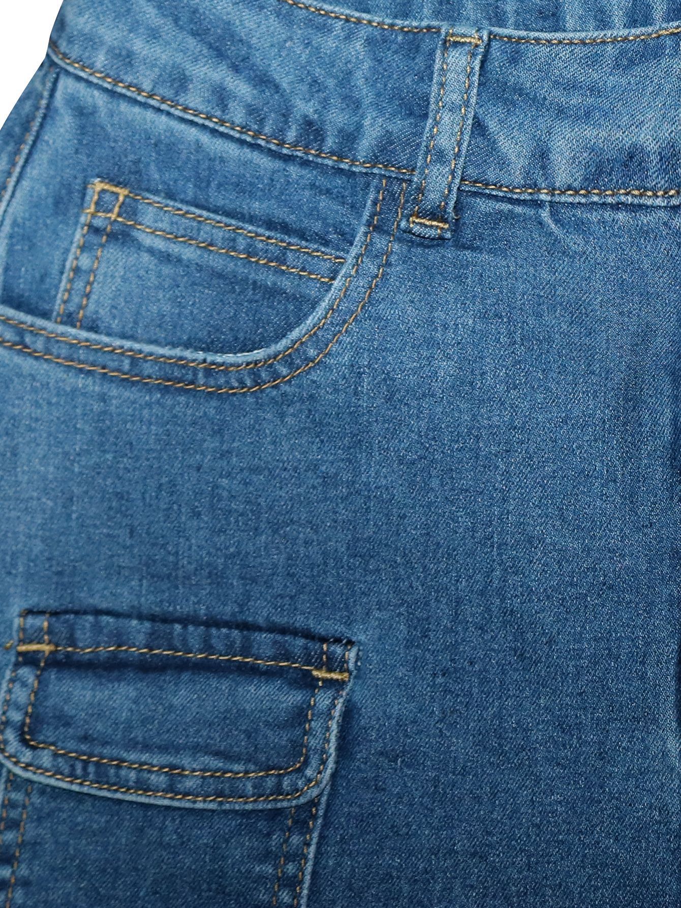 Retro Wide-Leg Denim Jeans