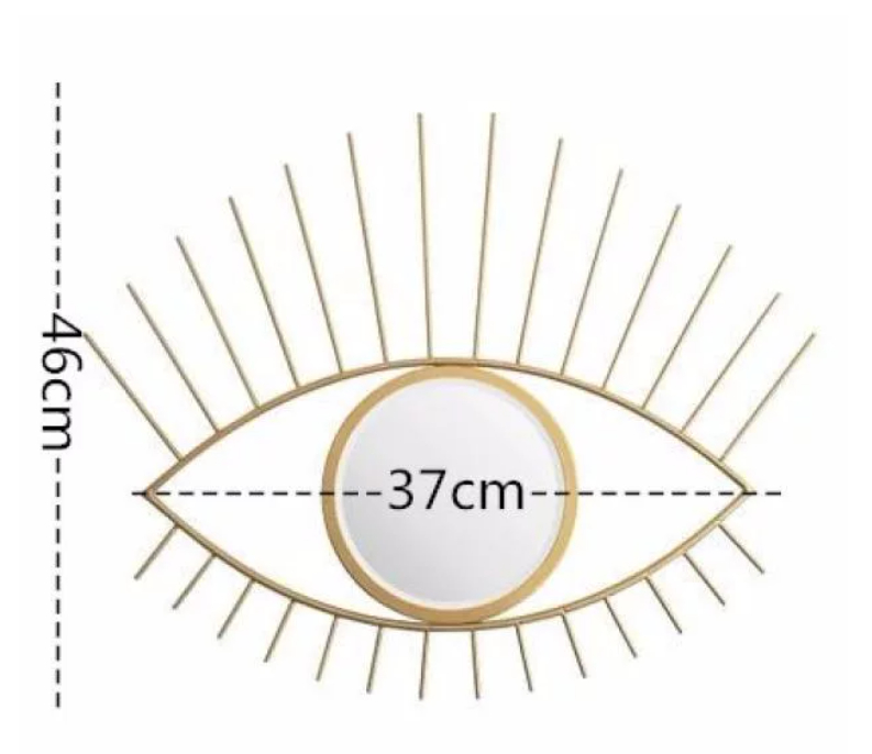 Eye-shaped Hanging Mirror
