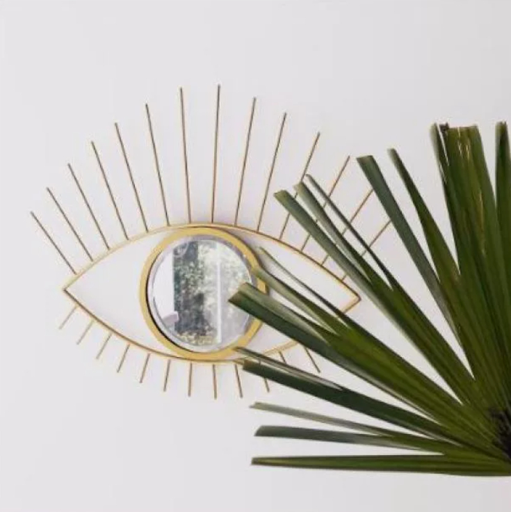Eye-shaped Hanging Mirror