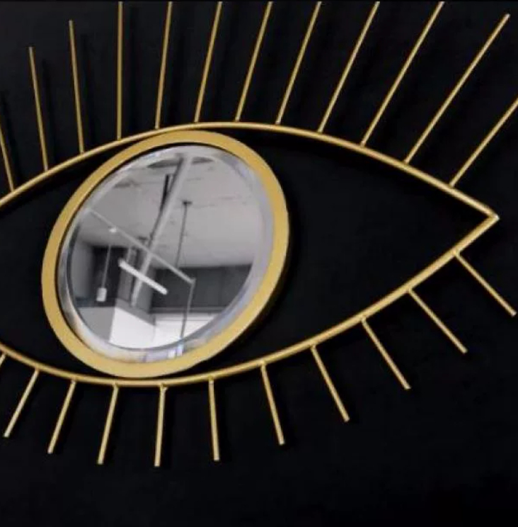 Eye-shaped Hanging Mirror