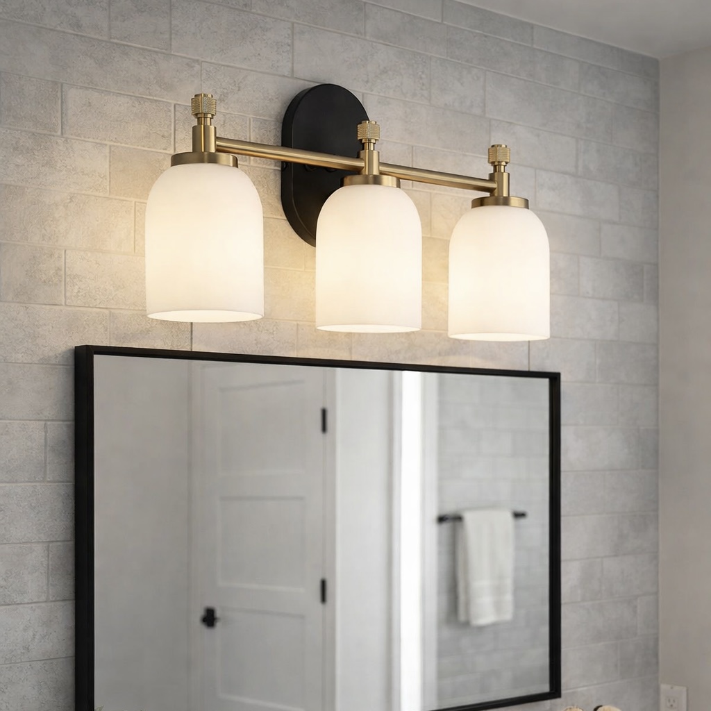 Vanity Light Brushed Gold Bathroom