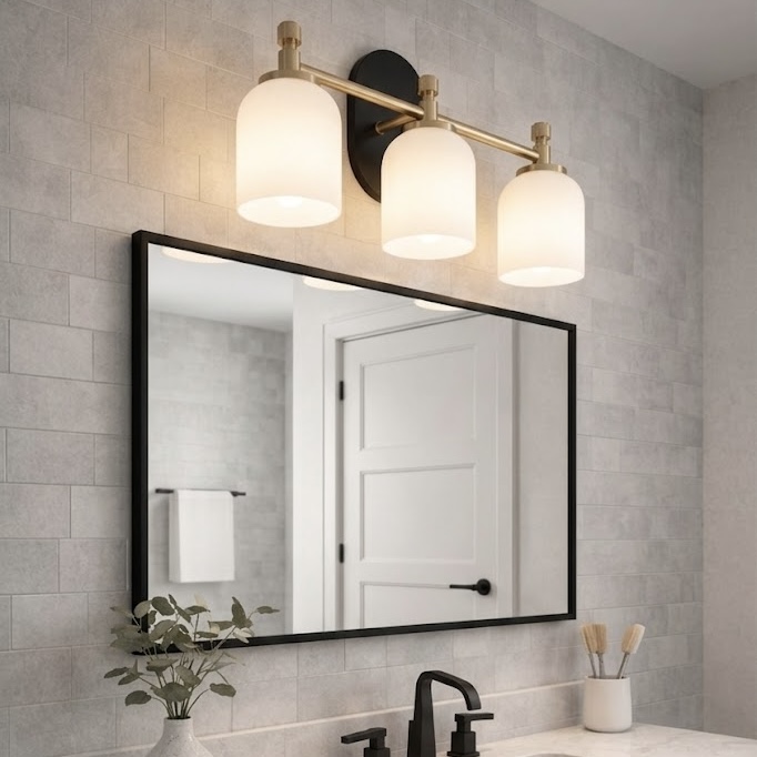 Vanity Light Brushed Gold Bathroom