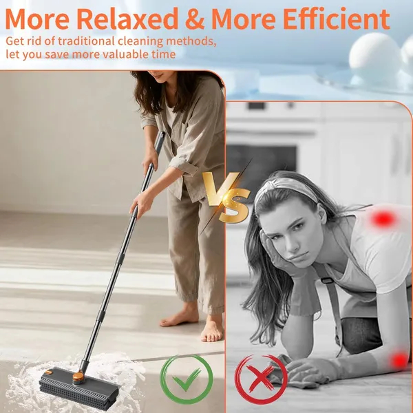 Scrub Brush With Long Handle