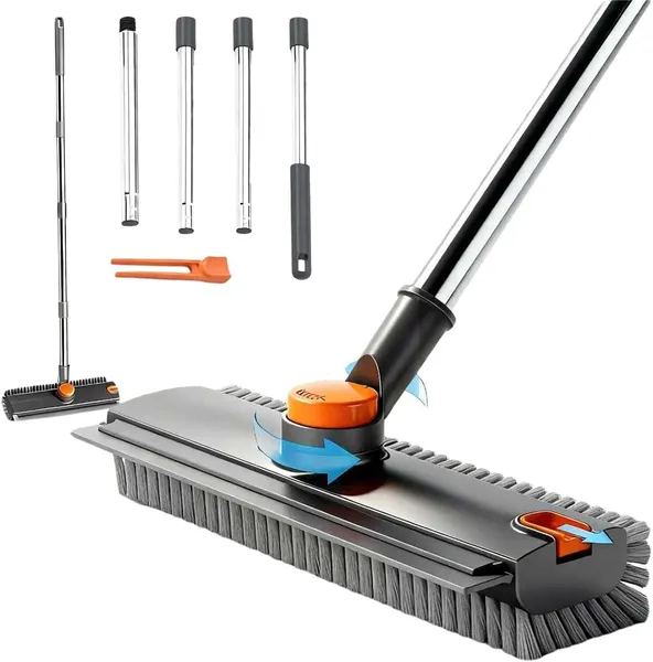Scrub Brush With Long Handle